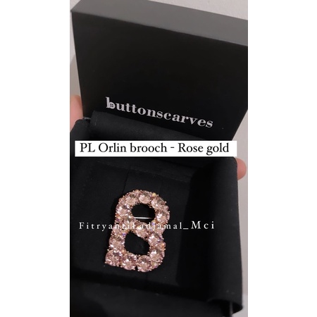 Brooch button Orlin Brooch