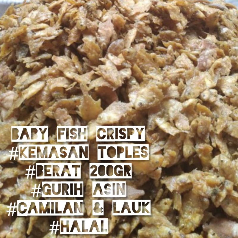 

Baby Fish Crispy Ikan Kecil Gurih kriuk Camilan Premium Halal
