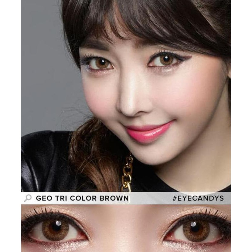 

Sale!! Softlens Geo Tri Color Brown (Coklat) - Cm-902 Terbaru