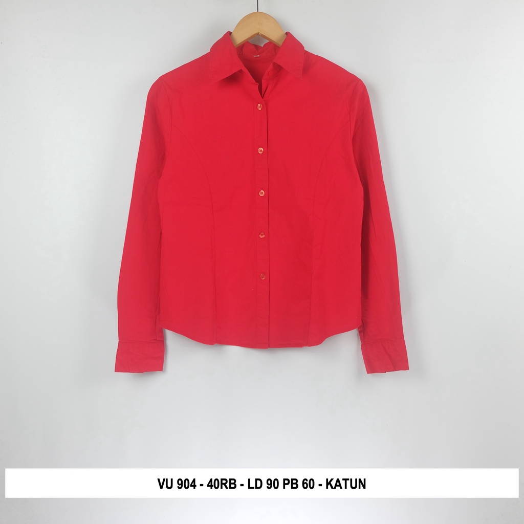 Thrift Blouse Vintage | Kode V3-VU 904