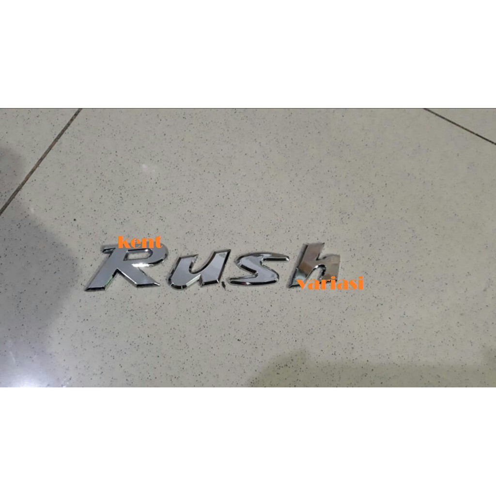 Emblem / Logo / Tulisan Kap Mesin Toyota Rush