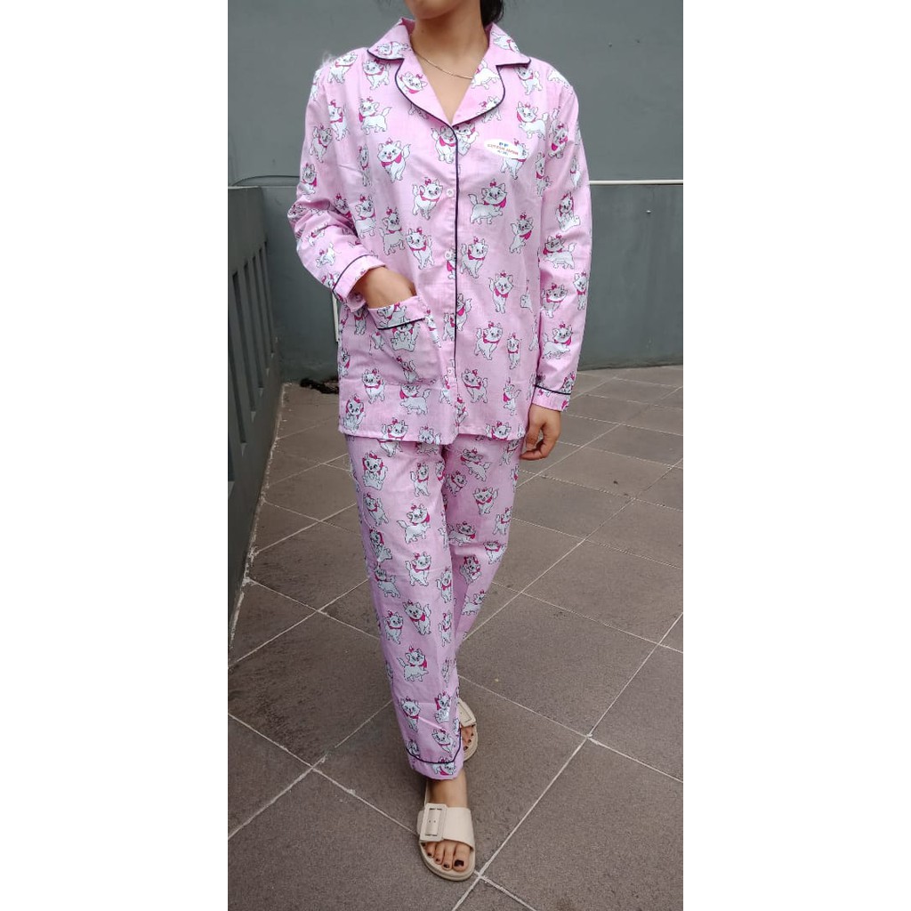 Piyama PP Marie Cat Baju Tidur Katun Jepang Shopee Piyama PP Marie Cat Baju Tidur Katun Jepang Shopee
