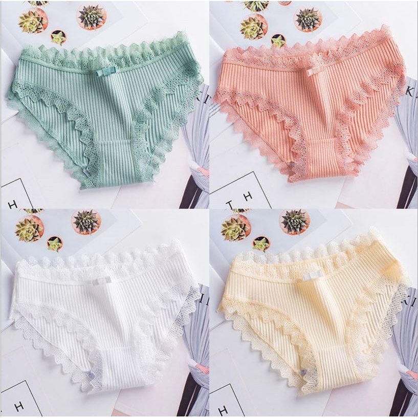 HUES.ID CD imut fashion Undies Celana Dalam Wanita Polos high quality katun import CD 2018