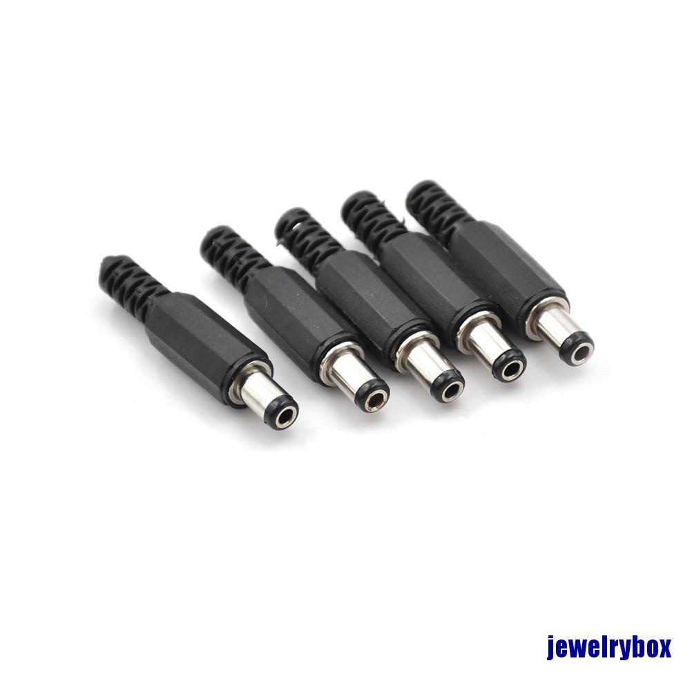 10pcs Adapter Konektor Socket Jack Female Dan Male Plug 5.5x2.5mm