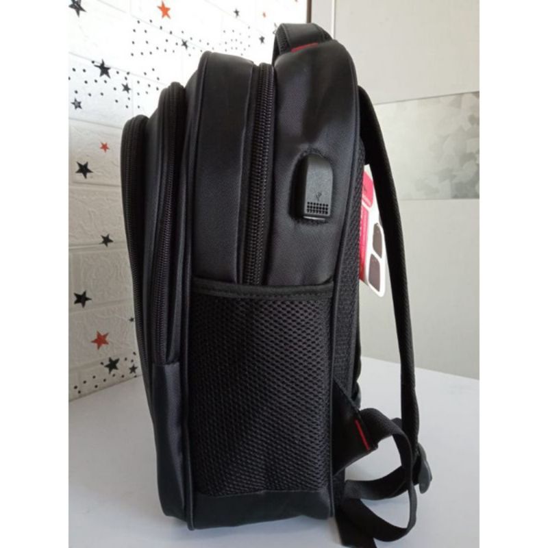 POLO GIVES 15 Inch Tas Ransel Kerja Ransel sekolah POLO Original Import + usb + raincover