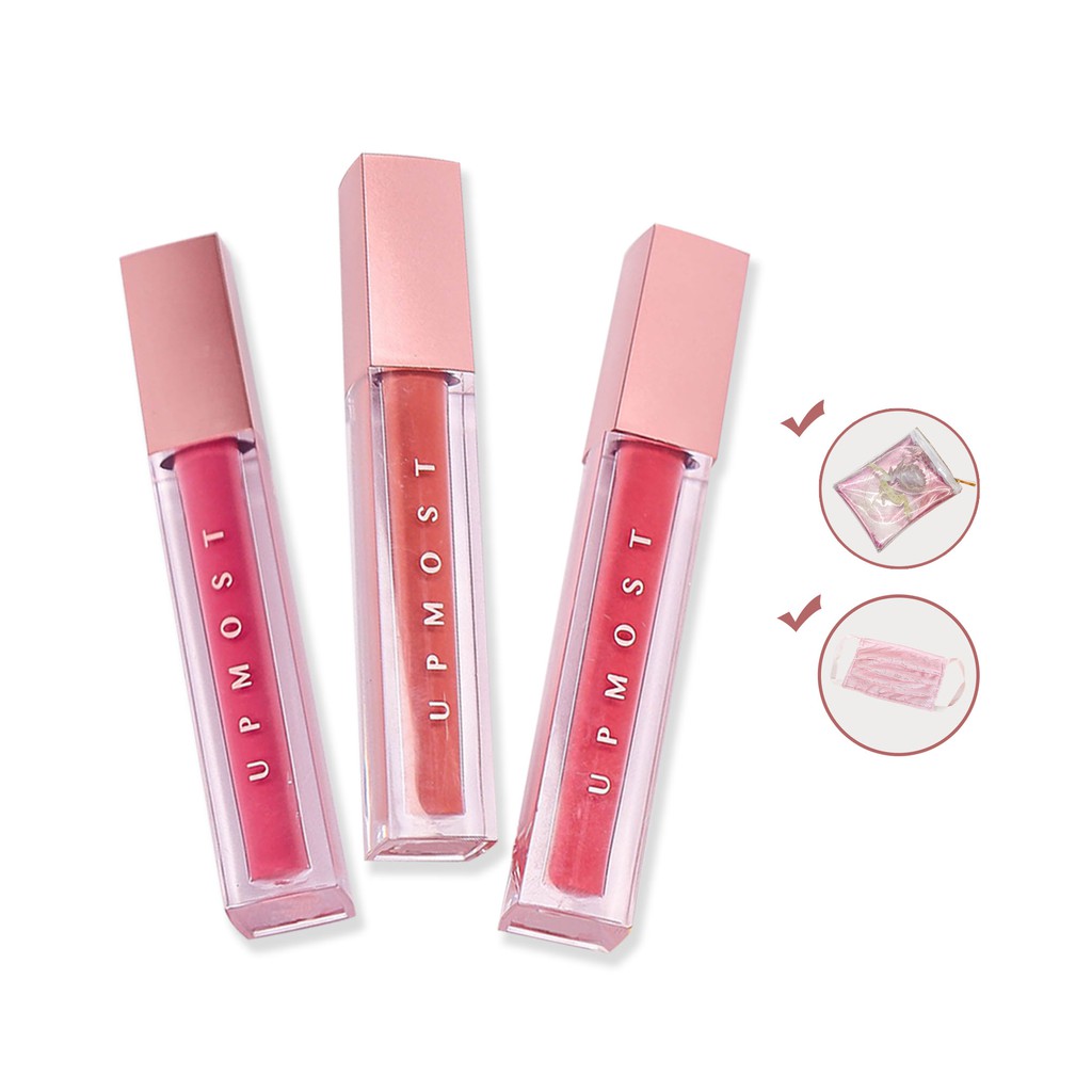 

Upmost Bundle of 3 - Airy Velvet Lipcreme - Set B (Free pouch + mask)