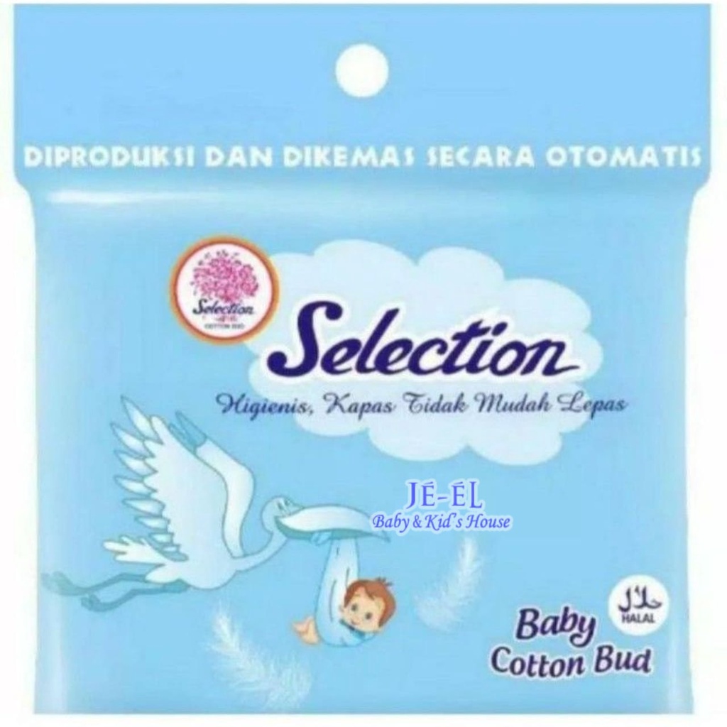 Selection Cotton Bud Baby 100 pcs / Cotton bud Bayi Selection
