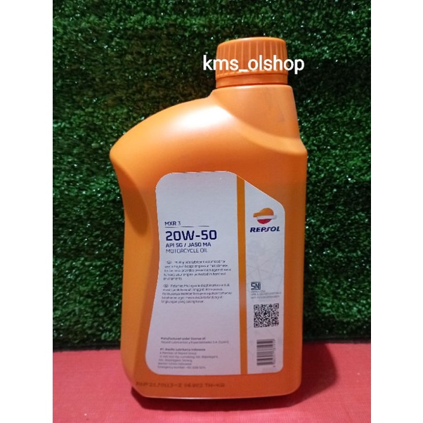 Oli Repsol Super 4T SAE 20W-50 1 Liter Oli Mesin Motor Repsol Moto 1000 ml (Asli)