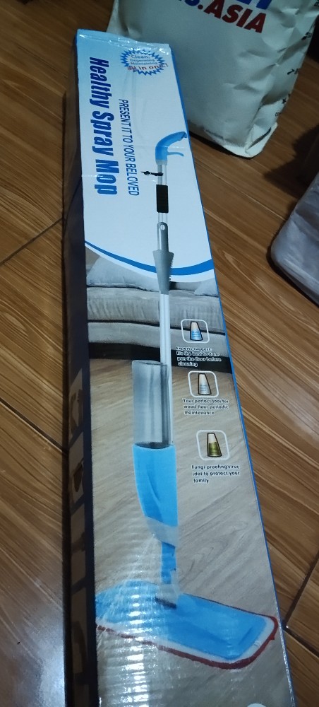 Perlengkapan Rumah Tangga Pel Lantai Alat Kebersihan Rumah Otomatis Modern / Spray Mop