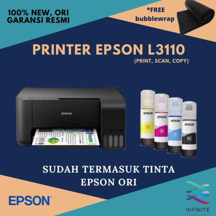 Printer Epson L3110 All In One Ink Tank (Pengganti L360) Togolome