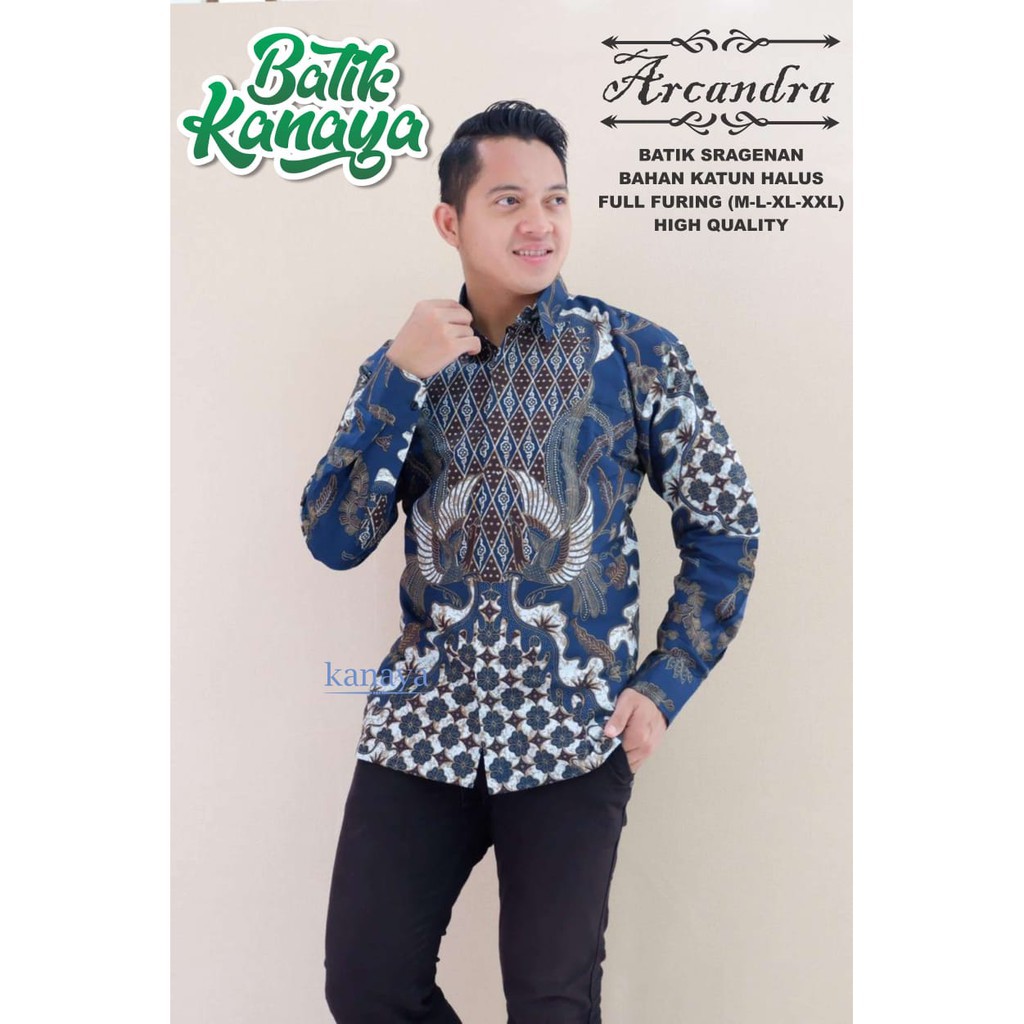 ARCANDRA / BATIK PRIA LENGAN PANJANG / by BATIK KANAYA / 10.3
