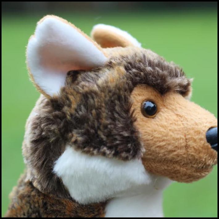 red wolf plush