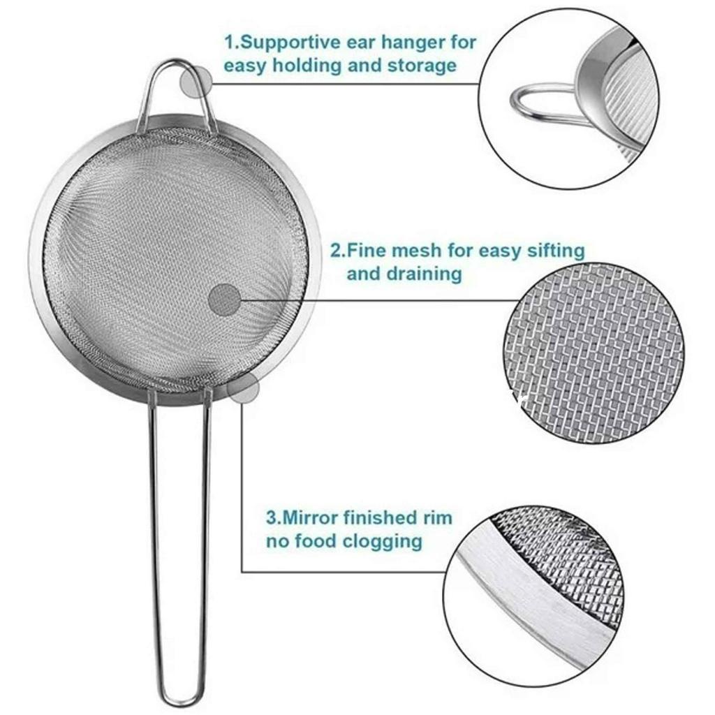 Saringan Masak / Saringan Tepung / Saringan Stainless / Saringan Serbaguna