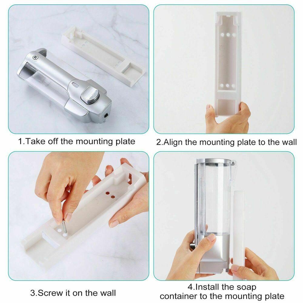 Populer Dispenser Sabun 350ml Manual Pembersih Rumah Tangga Hand Sanitizer Perlengkapan Kamar Mandi Home &amp; Living