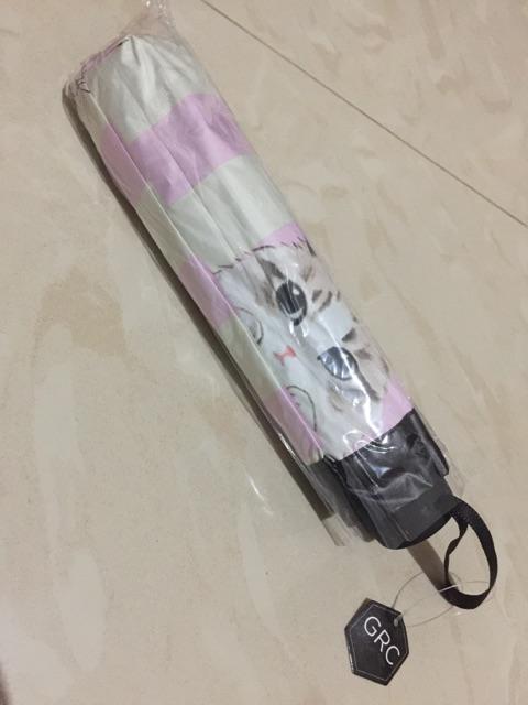 Payung Lipat 3 / Payung Kucing Cat  / You Are My Sunshine