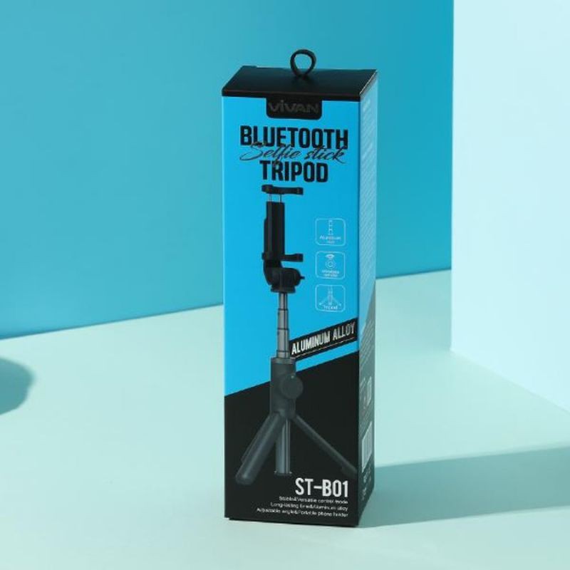 Vivan ST-B01 Tongsis Tripod Selfie Stick Bluetooth Wireless