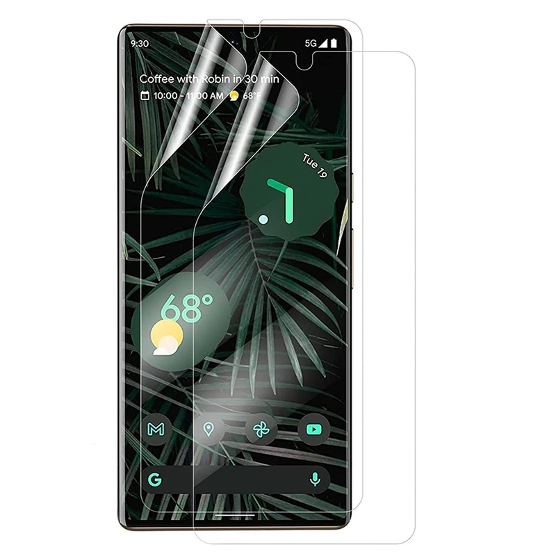 Film Pelindung Layar Bahan TPU Hydrogel Untuk Google Pixel 6A 5G / TPU Bukan Kaca