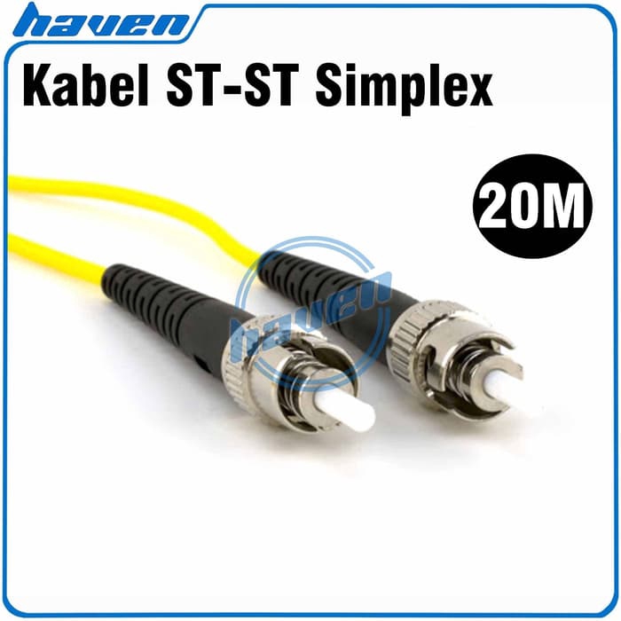 20m Fiber Optic ST to ST Patchcord Patch Cord ST ST / FO Kabel ST-ST