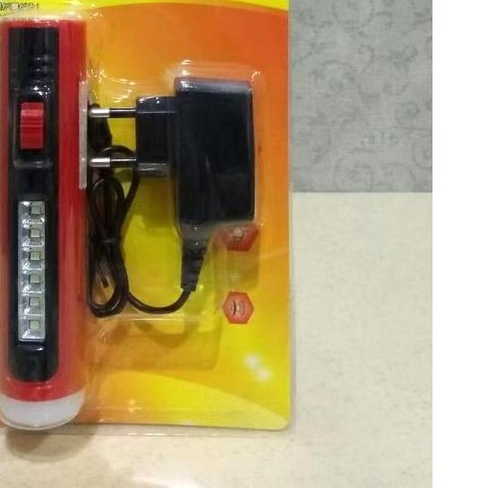 ۩ AOKI Senter tangan led 8w multifungsi torch led ak 9828 ➭