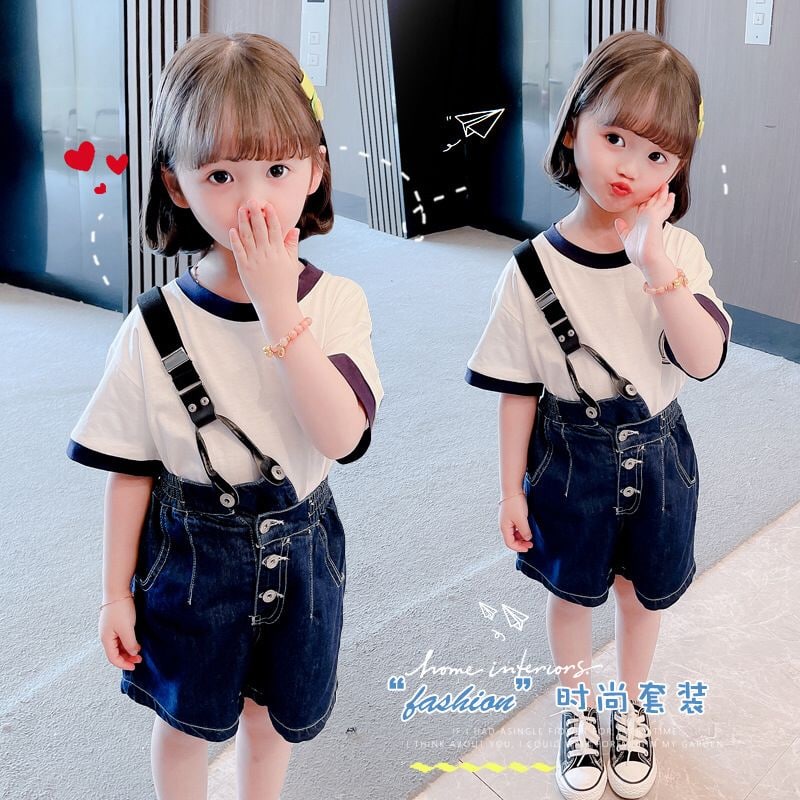 Promo !! Setelan baju anak perempuan / setelan tacome out playsuit ukuran 4-7tahun / Setelan import trendy