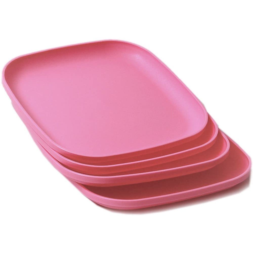 Piring Tupperware/ Piring Makan/ Breakfast Plate Tupperware Ungu (4pcs)