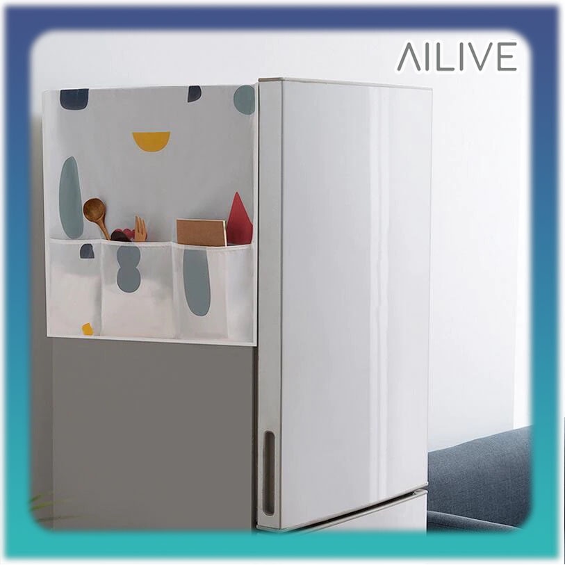 AILIVE Taplak Kulkas Waterproof Anti Air PEVA Premium Alas Sarung Penutup Refrigerator Pelindung Kulkas Bahan Tebal
