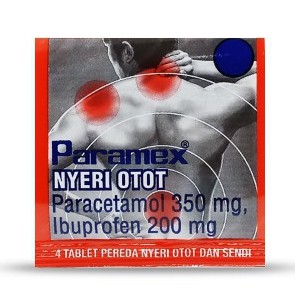 Paramex Paramek Nyeri Otot 4 Tablet - Obat Pegal, Nyeri Otot dan Sendi