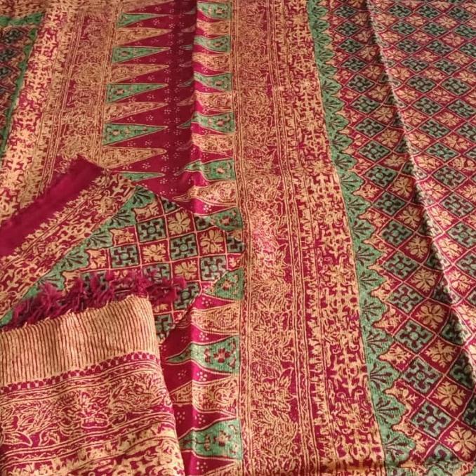 kain batik sarimbit viscose kombinasi tulis