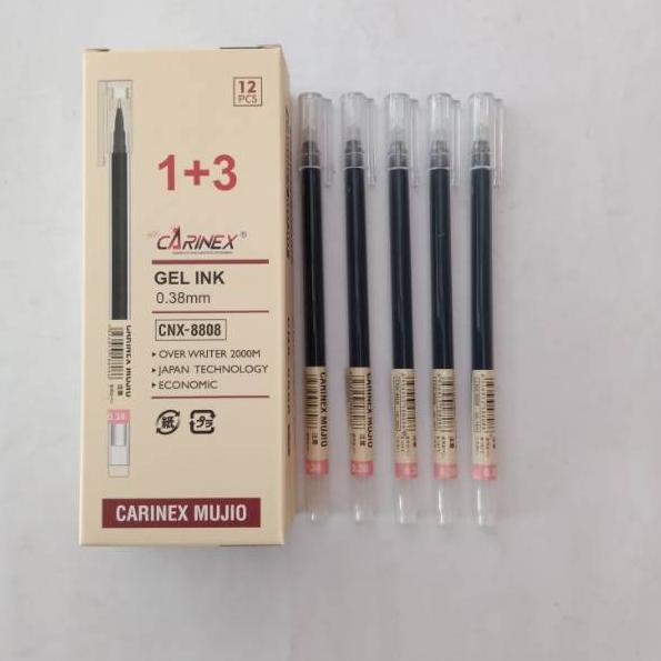 

(xuoj -322) Pulpen/Ballpoint/Pena Gel Carinex Mujio ㍿ 55