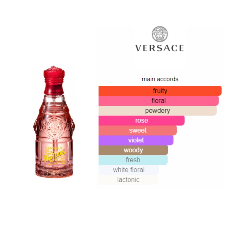Versace Versus Red Jeans Woman - 75 ML
