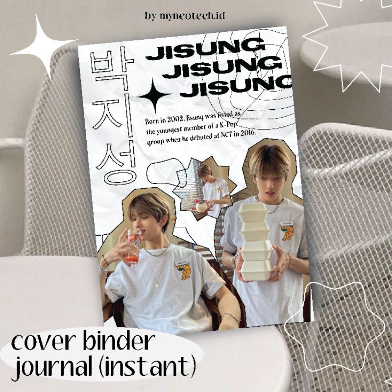 

cover binder journal jisung ver ||(instant kit)