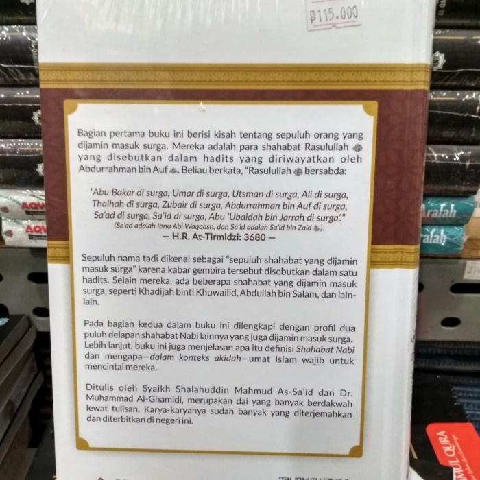 HOT SALE 38 SAHABAT NABI YANG DIJAMIN MASUK SURGA TERMURAH