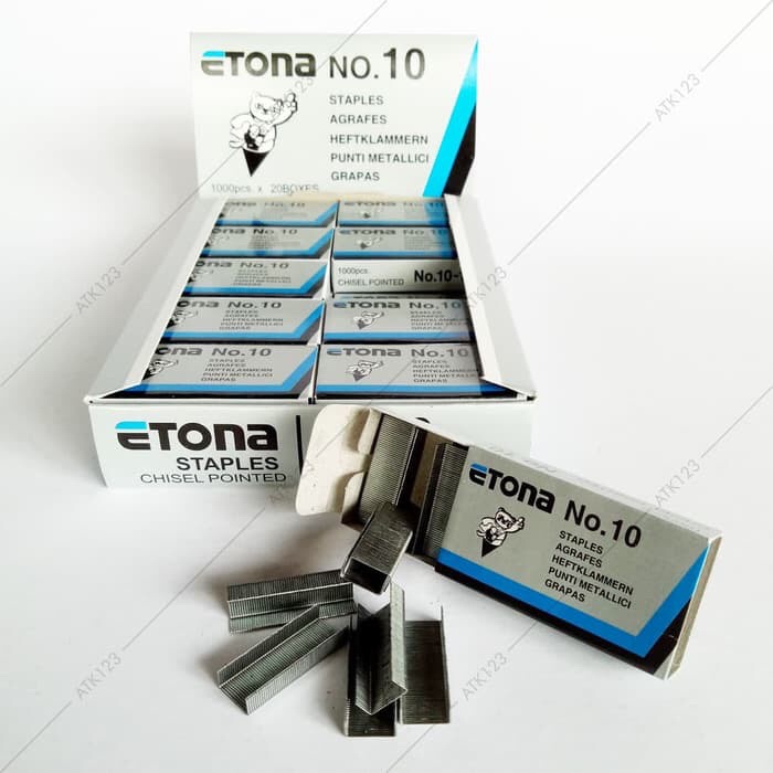 

TERLARIS !!! 20 pak etona stpless no 10 khusus harga pedagang