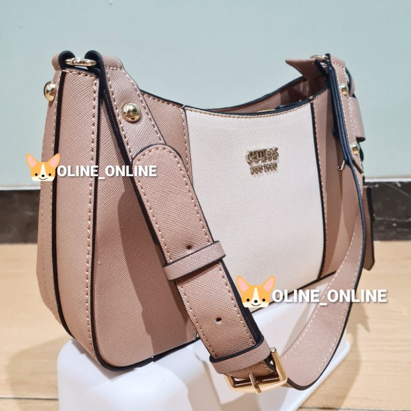 tas georgina shoulder bag two tone kondangan pesta croco saffiano tas jinjing