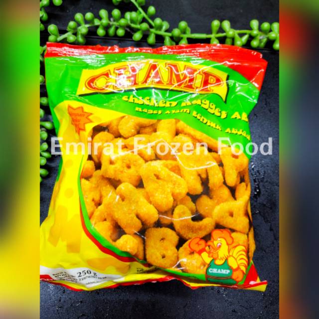 

CHAMP huruf ABC 250gr