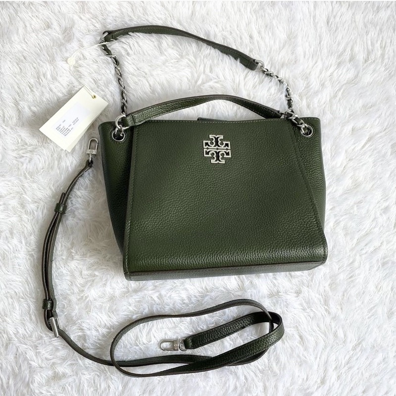 Tory Burch Britten Mini Tote Poblano/TB Britten Mini Tote Poblano