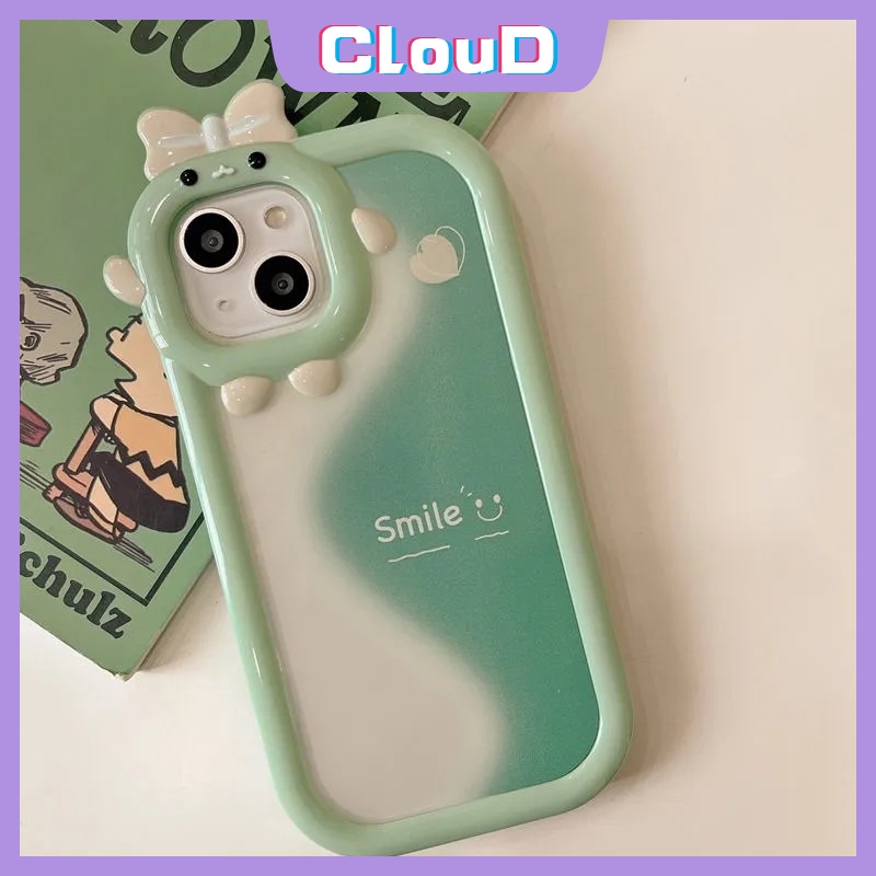 Soft Case Tpu Motif Monster Kecil 3D Untuk IPhone 7 8 Plus XR 11 14 13 12 Pro MAX 14 6 6S Plus X XS MAX SE 2020