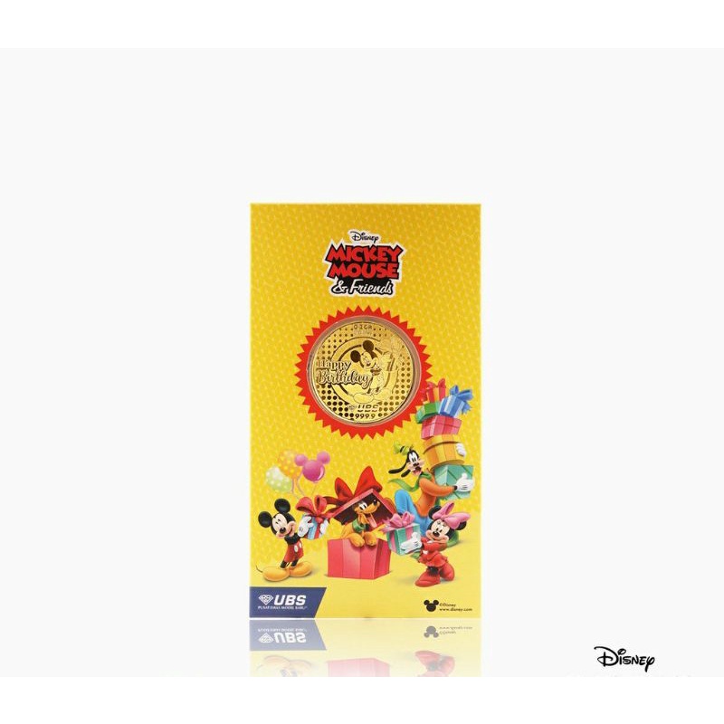 angpao ubs 0.2g happy birthday/ubs 0.2g mickey mouse happy birthday/angpao ubs 0.2/logam mulia ubs 0