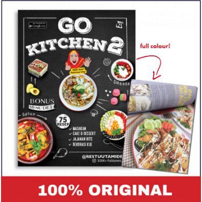 

READY STOCK BUKU RESEP MASAKAN GO KITCHEN2 By RESTU UTAMI DEWI