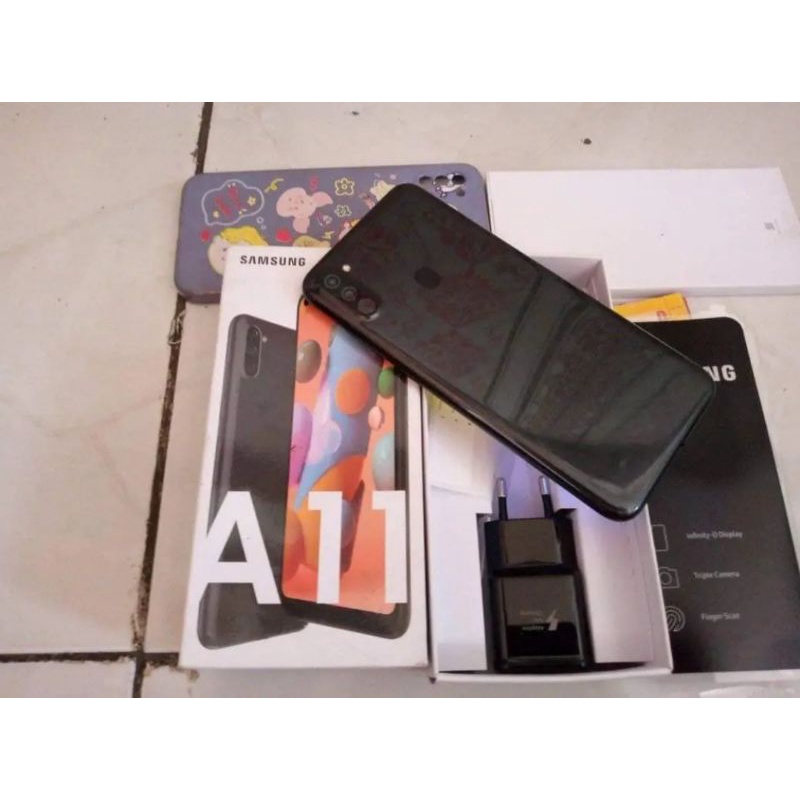 SAMSUNG A11 RAM 3 ROM 32 SECOND FULLSET ORIGINAL