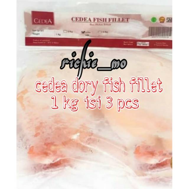 

Ikan Dori Fillet 1 kg isi 3 Pcs/ Slice-Cedea dory fish fillet