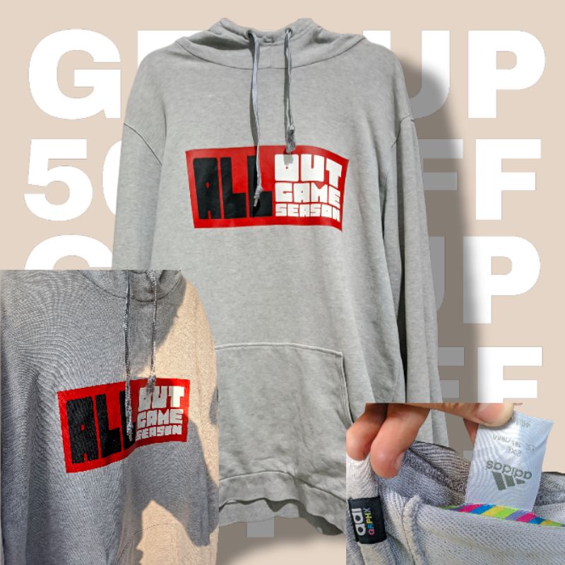 Hoodie Preloved HOODIE ADIDAS ORIGINAL SECOND