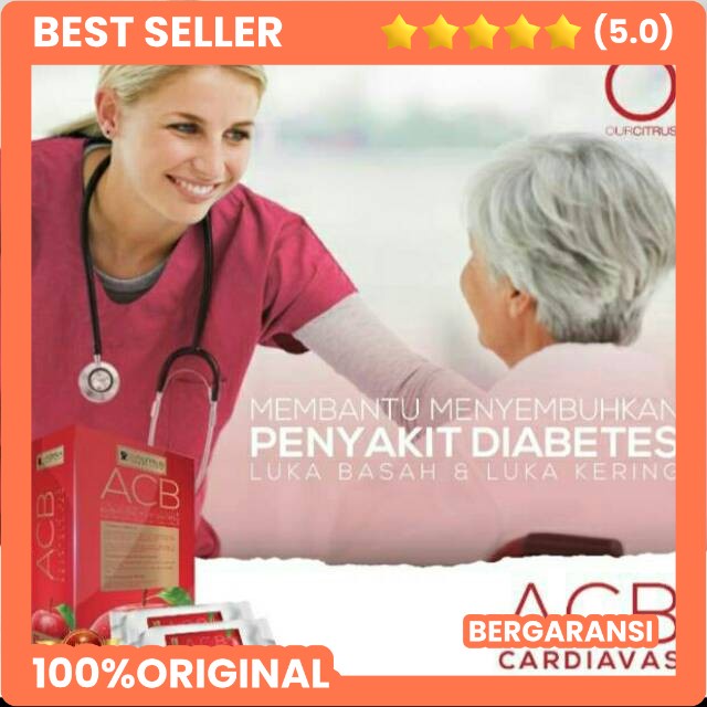 

ACB CARDIAVAS Nutrisi Mengatasi Diabetes Jantung Koroner Kanker Mengatur Gula Darah Kolesteroll Jahat