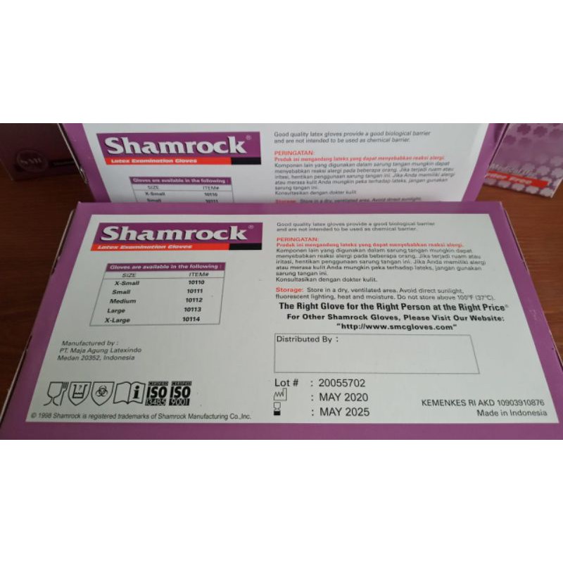 Handscoon latek Shamrock