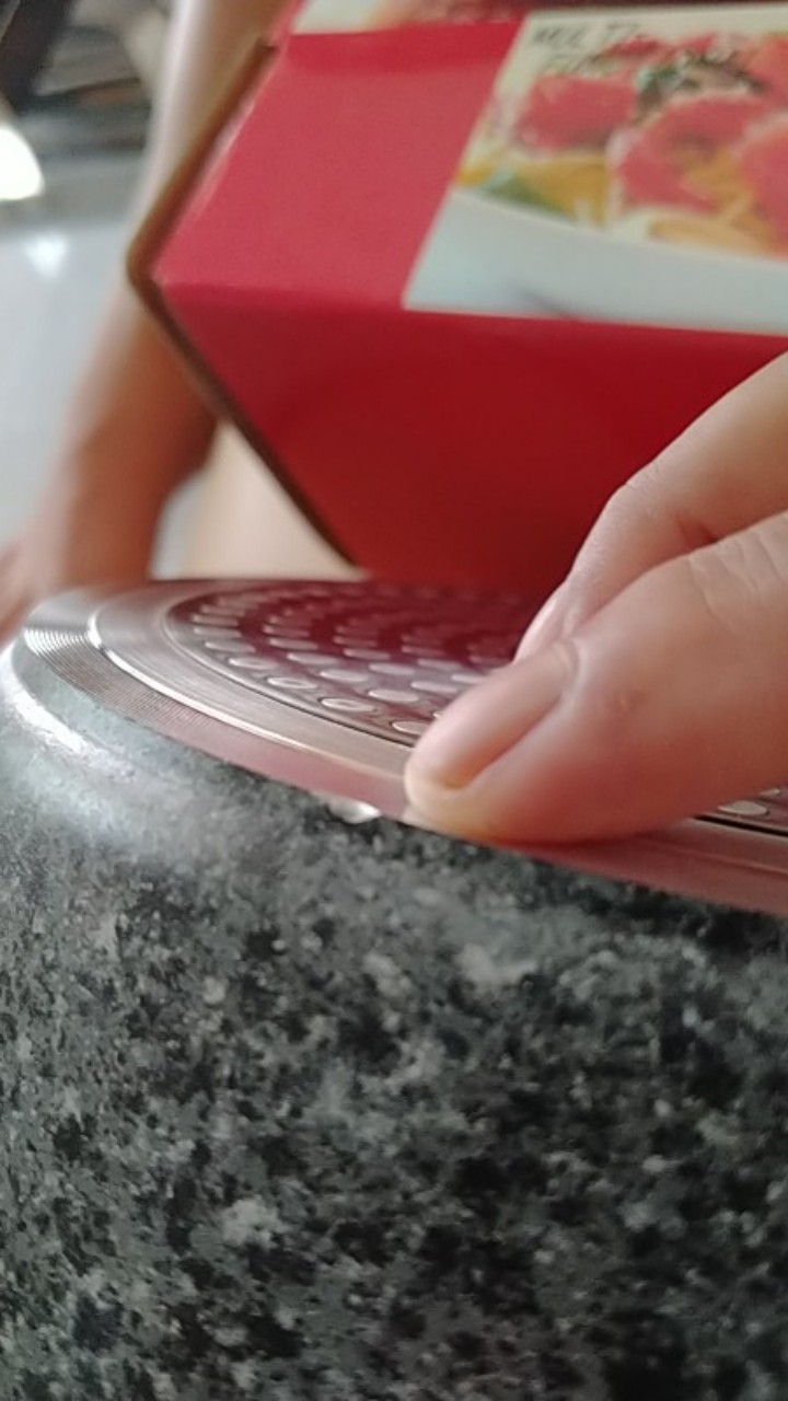 Yoshikawa Panci Keramik Marble 20cm, 24cm Serbaguna Anti Lengket Tutup Kaca Peralatan Dapur Masak