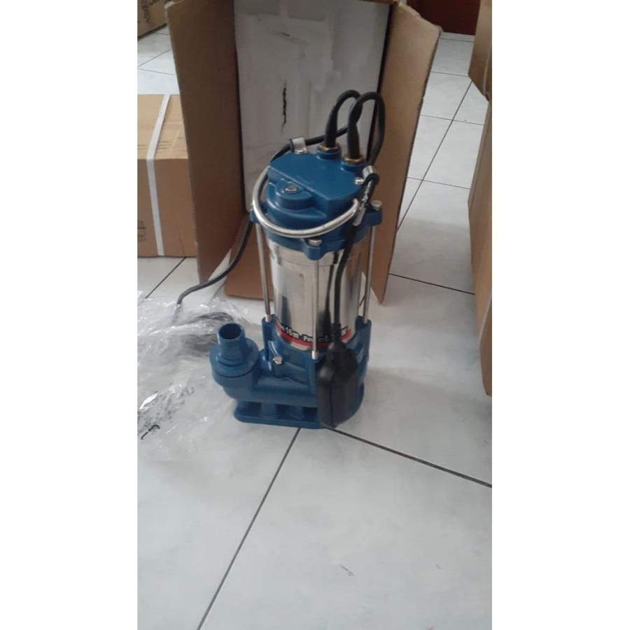 MAXPUMP WQD10-8-0.55AF(Otomatis) Pompa Celup Air Kotor Submersible Pump 10Kubik 0.75Hp 550watt 2inch Otomatis