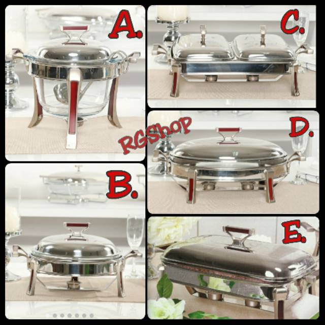 Wadah saji prasmanan set Ichef series ekslusif