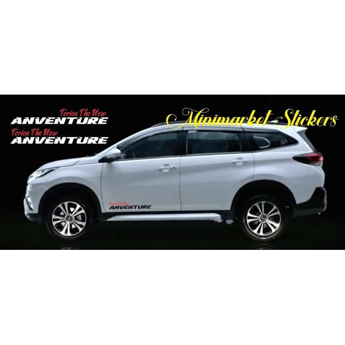 sticker stiker terios adventure cutting sticker mobil daihatsu terios