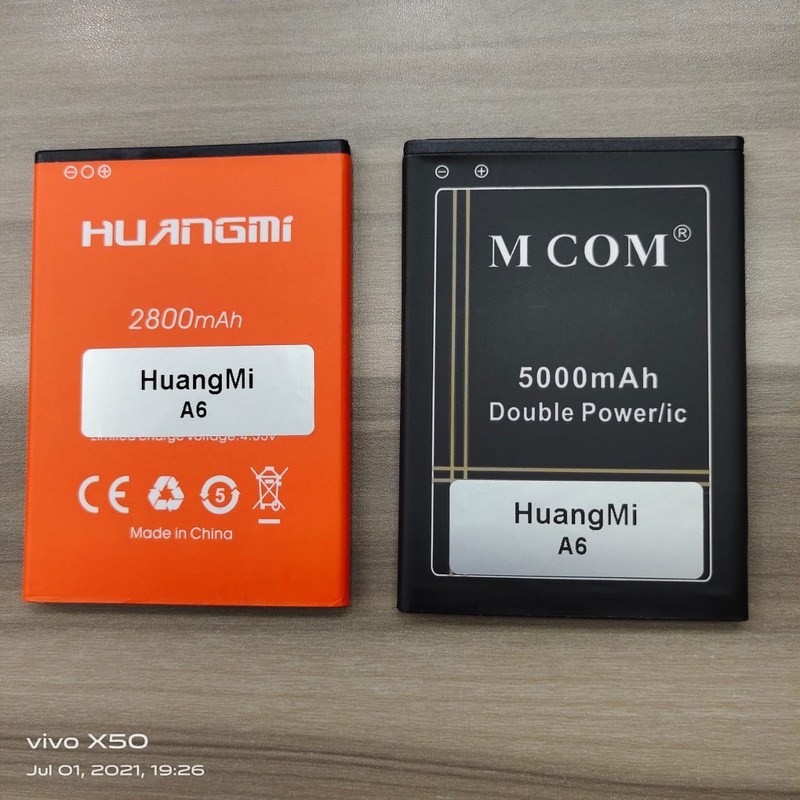 Battery Batere Batre Baterai Double Power Mcom HuangMi Huang Mi A6