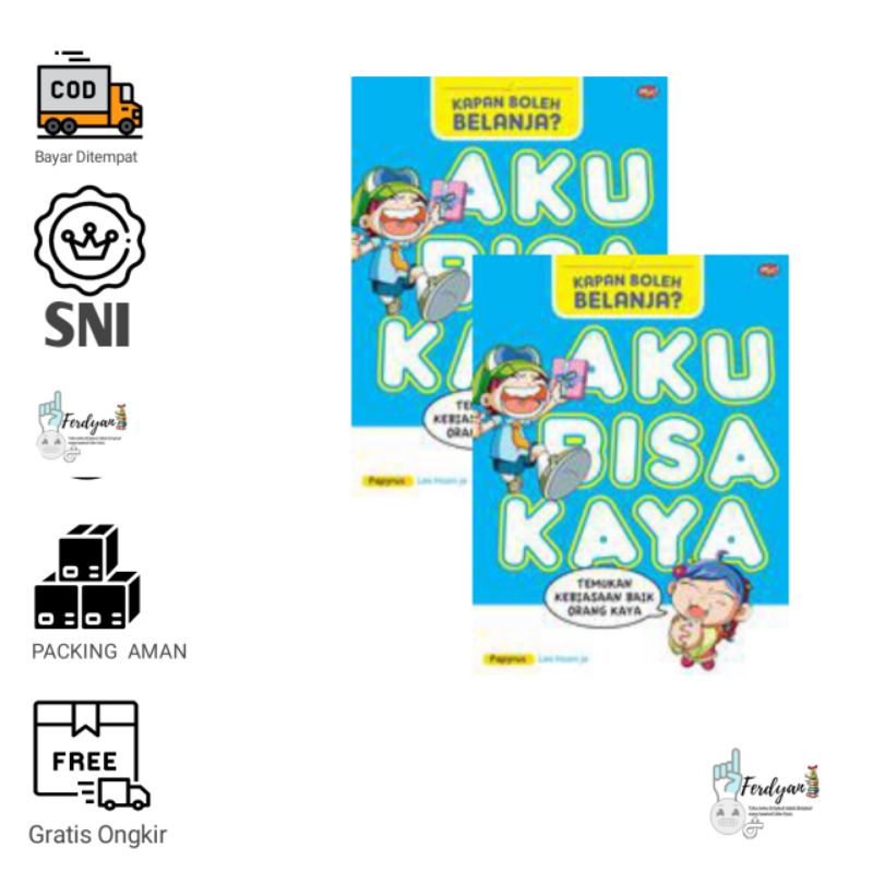 Rak Buku Anak Aku Bisa Kaya Kapan Boleh Belanja dunia pengetahuan anak Buku Balita Buku Anak TK Buku
